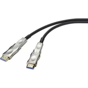 SpeaKa Professional HDMI Adapter Cable 20.00 m SP-9538580 PVC Jacket Black [1x HDMI-Plug, HDMI-Plug D Micro - 1x HDMI-Plug, HDMI-Plug D Micro] (SP-9538580)