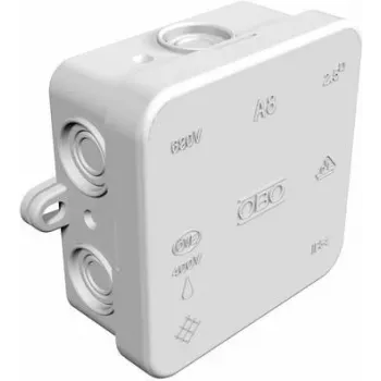 OBO BETTERMANN 2000016 Abzweigkasten A8 75x75x36,2 mm Light Grey Light Grey (RAL 7035) IP55 (2000016)