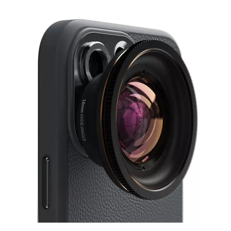 Photo lens ShiftCam LU-WD-016-23-EF Wide lens 16mm Black Gold