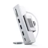 Laptop dock / port replicator Satechi ST-UCICHS USB 3.2 Gen 1 Type-C, USB-A ports, SD/MicroSD, Silver