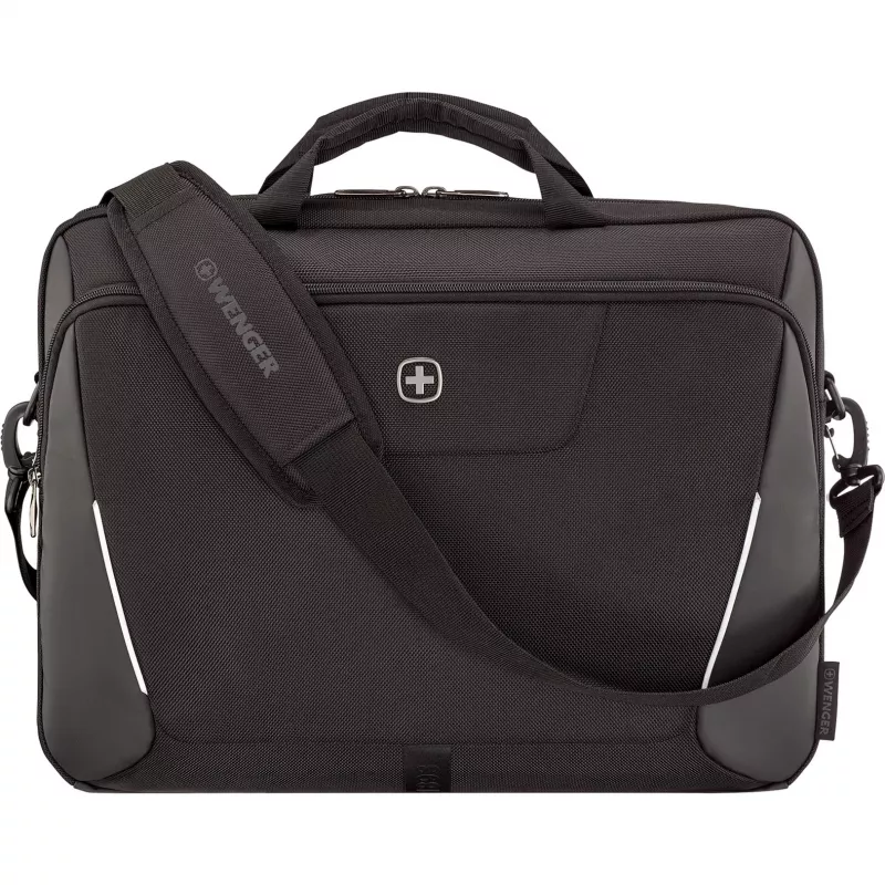 Laptop briefcase Wenger XE Brief 17 — fits 17 inch laptops, tablet pocket, black