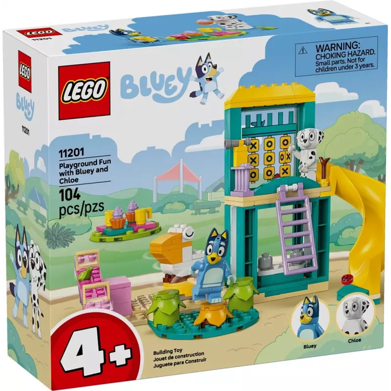 LEGO Bricks Set 11201 Playground Fun with Blue and Chloe – Mini figures, play scene