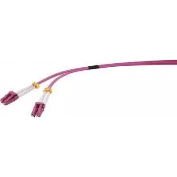 Renkforce RF-4738838 Fibre Optic LWL Connection Cable [1x LC-Plug - 1x LC-Plug] 50/125 µ Multimode OM4 2.00 m (RF-4738838)