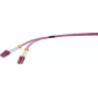 Renkforce RF-4738838 Fibre Optic LWL Connection Cable [1x LC-Plug - 1x LC-Plug] 50/125 µ Multimode OM4 2.00 m (RF-4738838)
