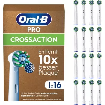 Oral-B Pro CrossAction replacement brush heads, 16 pcs