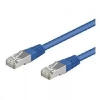 Wentronic Goobay CAT 5e Patch Cable, SF/UTP, Blue, 5 m - CCA Copper Mix (68057)