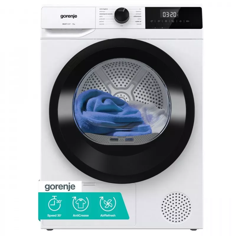 Gorenje G200 D2HNE7D/PL Front-loading dryer 7 kg white