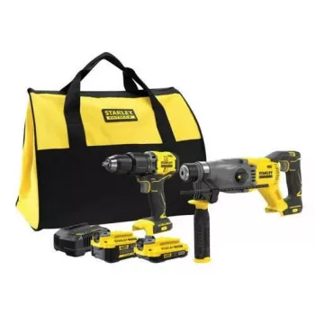 Screwdriver STANLEY ST KIT V20 SFMCK216MDS (SFMCD715 + SFMCH900) 1x4.0Ah 1x2.0Ah