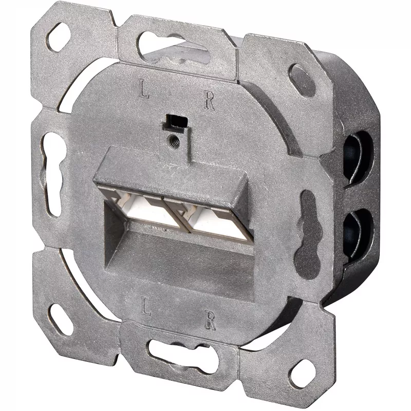 Digitus CAT 5e. Class D. Wall Outlet. Shielded. Surface Mount