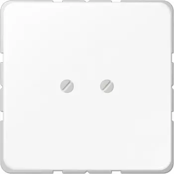 Wall plate cover JUNG CD 561 B WW, white duroplast, single-gang, compatible with JUNG frames