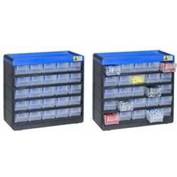 Storage bin magazine allit VarioPlus Pro 464620 modular small parts organizer 29/50 bins, B x H T 300 x 285 mm