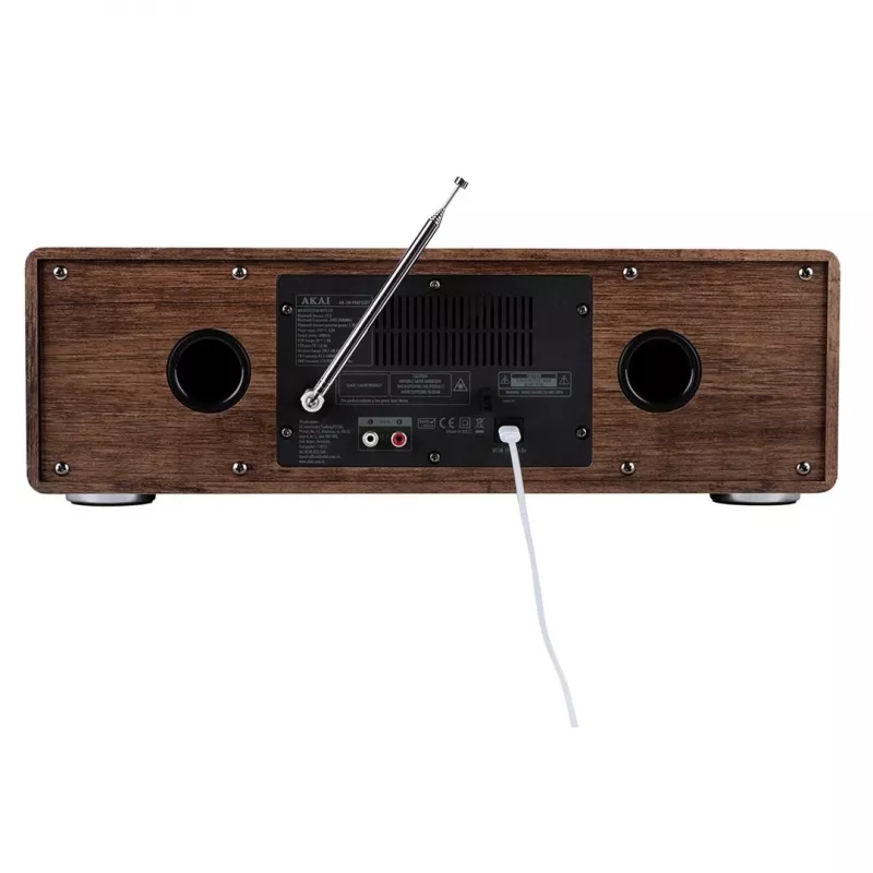 Micro hi-fi system AKAI AM-100 RHAPSODY — compact audio mini system with integrated amplifier and CD/USB playback