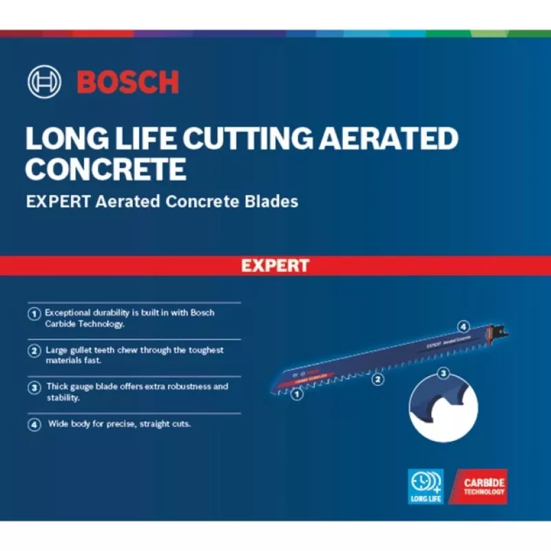 Bosch Expert 2 608 900 410 jigsaw/scroll saw/reciprocating saw blade Carbide 1 pc(s)