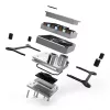 Water block Alphacool 13444 Silver 72mm x 72mm x 26.5mm