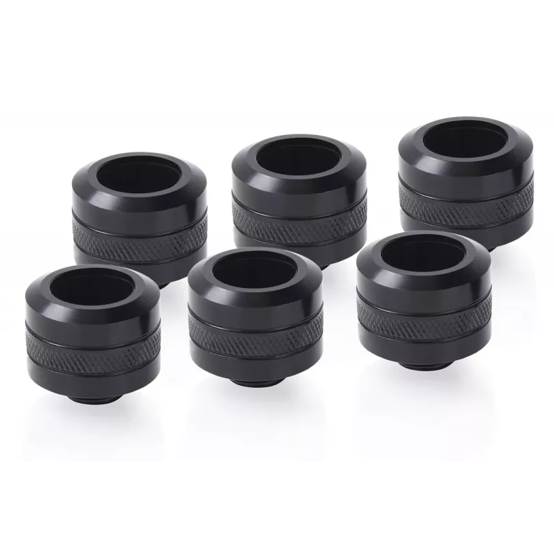 Fitting kit Alphacool 17477 Brass Black 23mm Height 2.6cm Diameter