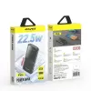 Awei PowerBank P10K 10000 MAh 22,5W Black/Black (10000mAh, 22W, 22.50Wh), Powerbank, Black