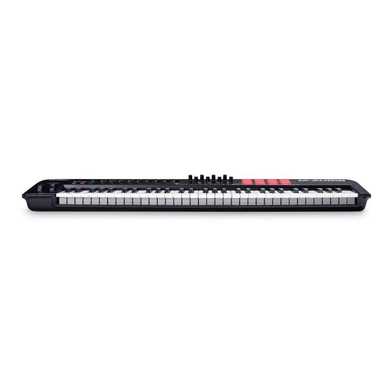 MIDI keyboard M-Audio Oxygen 61 MKV — 61-key USB controller with 16 pads, 8 knobs, display, pitch bend (black)