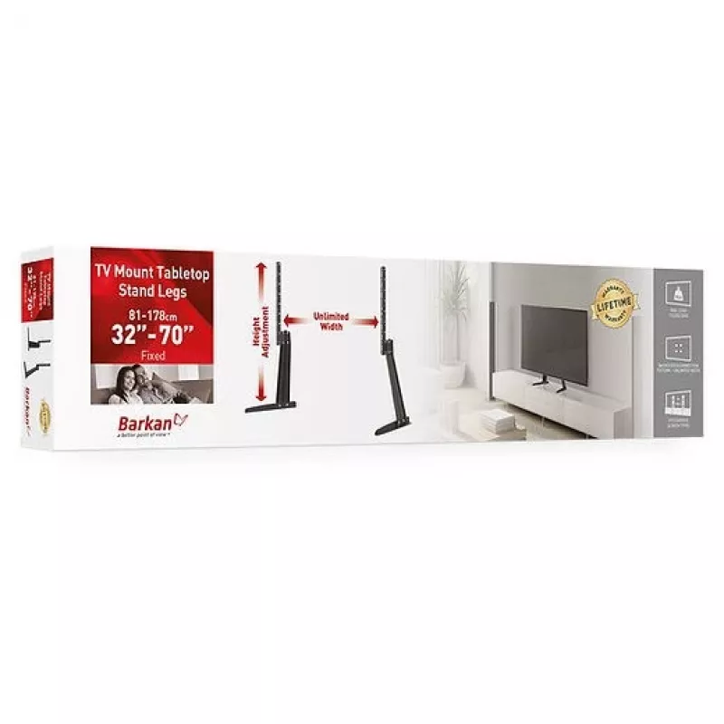 Barkan Mounting Systems S40 TV mount 70 inch Black 50kg capacity