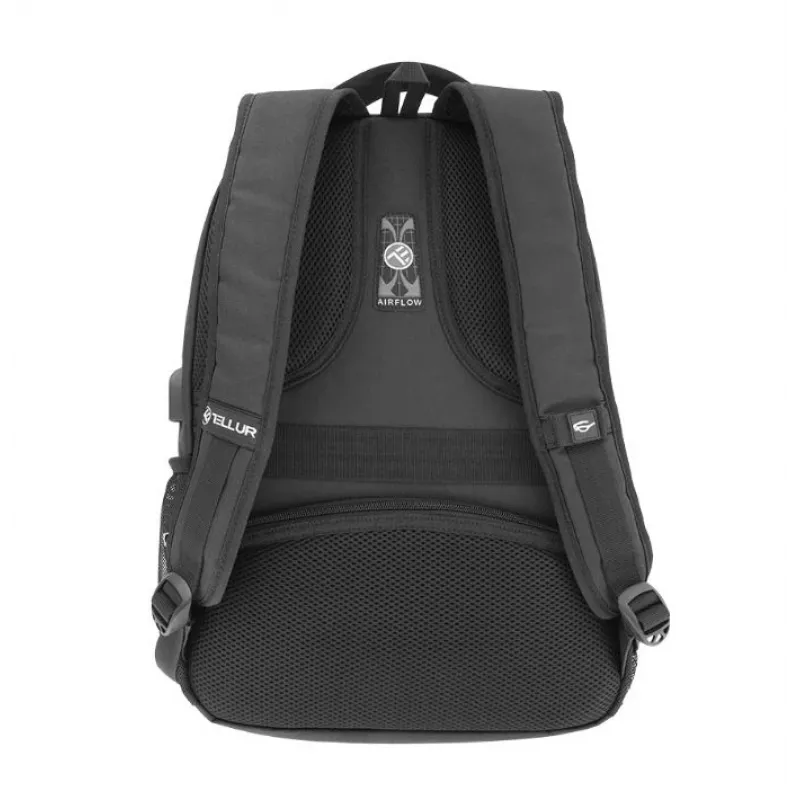 Notebook backpack Tellur Companion 15.6 inch with USB port, Black