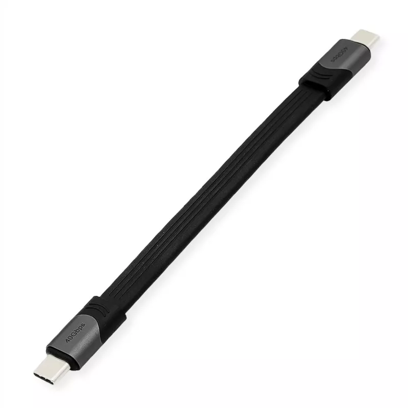 USB cable ROLINE 11029078 USB4 Gen 3x2 0.15 m USB C Black