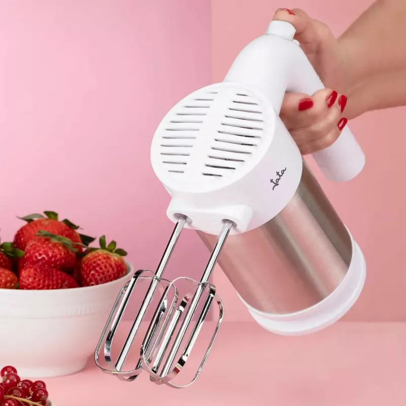 Hand mixer JATA JEMA1240 Stainless steel White