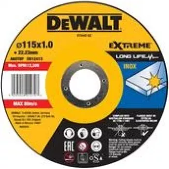 DEWALT Cutting Disc 115x1x22.23 mm Stainless Steel (DT3442-QZ)
