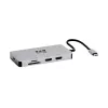 Eaton Tripp Lite USB-C Dock, Dual Display - 4K 60 Hz HDMI, USB 3,2 Gen 1, USB-A Hub, GbE, Memory Card, 100W PD Charging, Gray - docking station - USB-C - 2 x HDMI - 1GbE (U442-DOCK