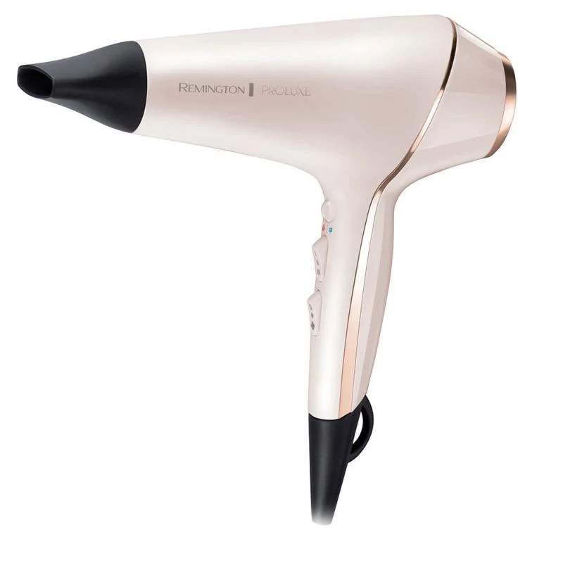 Remington Proluxe Ionic Hair Dryer with Diffuser and Concentrator Gold