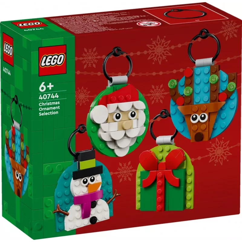 Bricks Iconic 40744 Christmas Ornament Selection