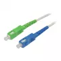 Synergy21 LWL-1-Faser-Patchk. 3mtr.SC-SC(APC8Grad), 9/125u, Schrägschliff