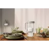 Water filter jug BRITA Glass+1 Maxtra Pro grey, 2.4 L total / 1.5 L filtered, Maxtra Pro PP filter