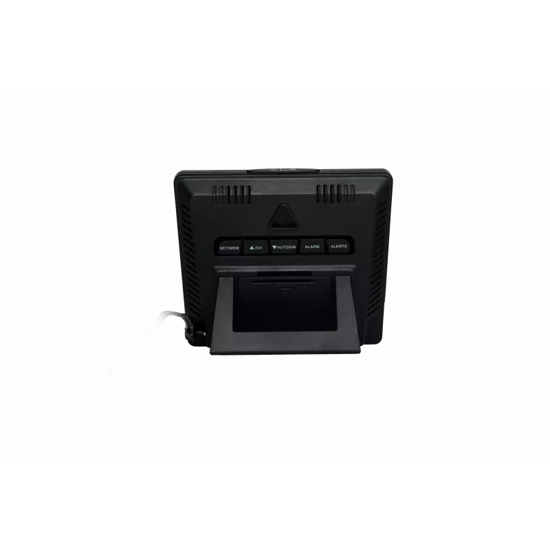Weather station BLAUPUNKT WS25BK — indoor/outdoor temperature and humidity monitor, black, 1 sensor, LCD display