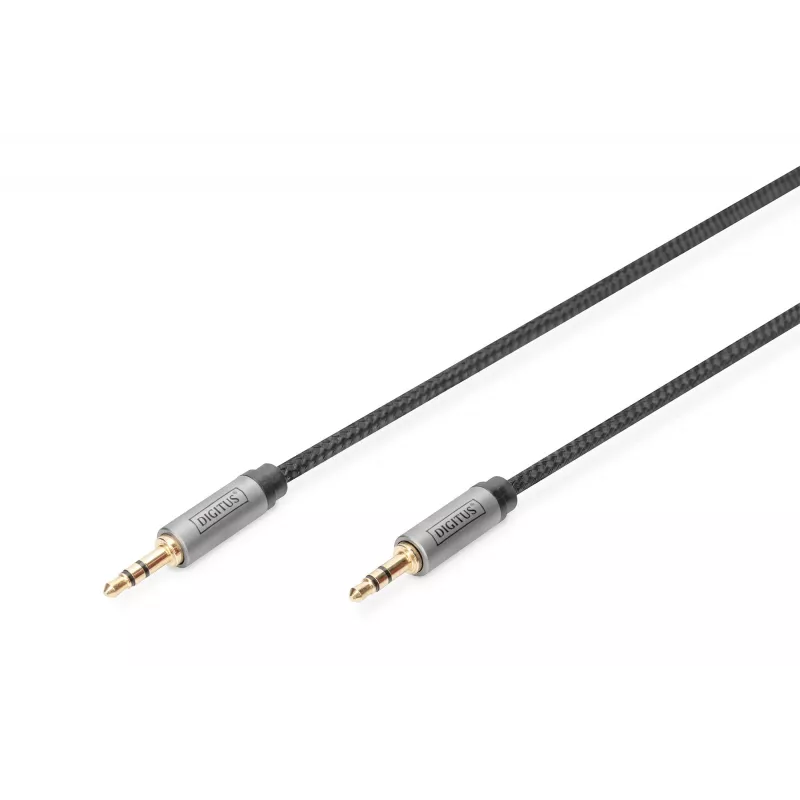 Digitus Audio Connection Cable 3.5 mm jack to 3.5 mm jack 1.8 m Black