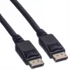 Value DisplayPort connection cable DisplayPort plug, DisplayPort plug 1.50 m Black 11.99.5767 Shield