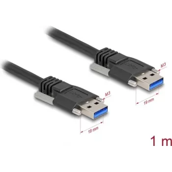 USB Cable DeLOCK 81254 1m USB A Black 5 Gbit/s