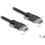USB Cable DeLOCK 81254 1m USB A Black 5 Gbit/s