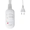 Electric heating pad Adler AD 7444, 80W, 2 heat levels, washable, remote control, pink