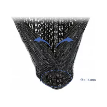 Braided Sleeving DeLOCK 18910 5 m x 16 mm black