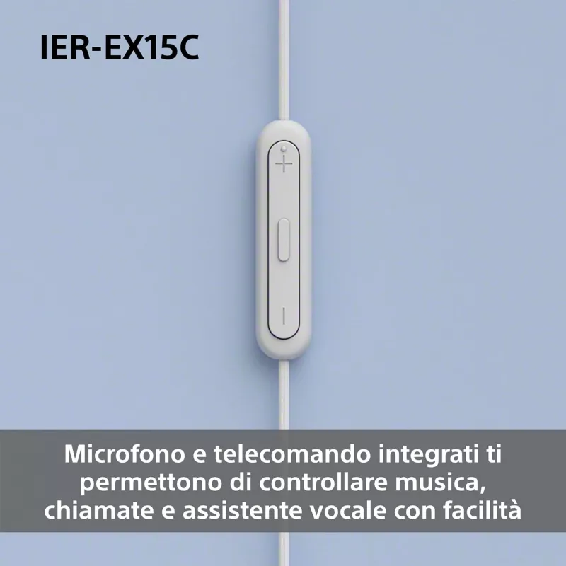 Sony IER-EX15C Headset Wired In-ear Calls/Music USB Type-C Blue