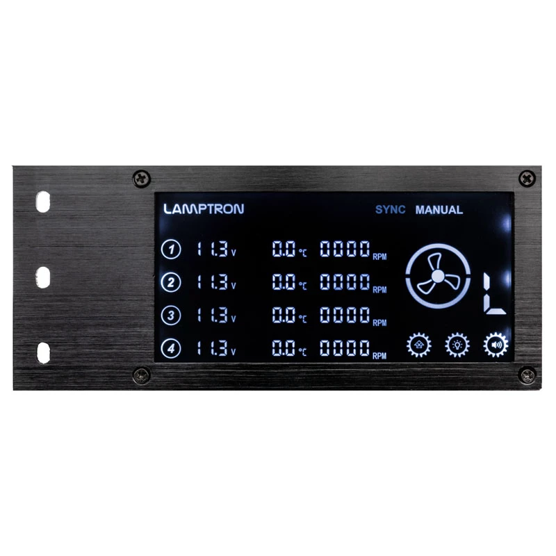 Fan and RGB Controller Lamptron RW460 for Water Cooling Systems — black