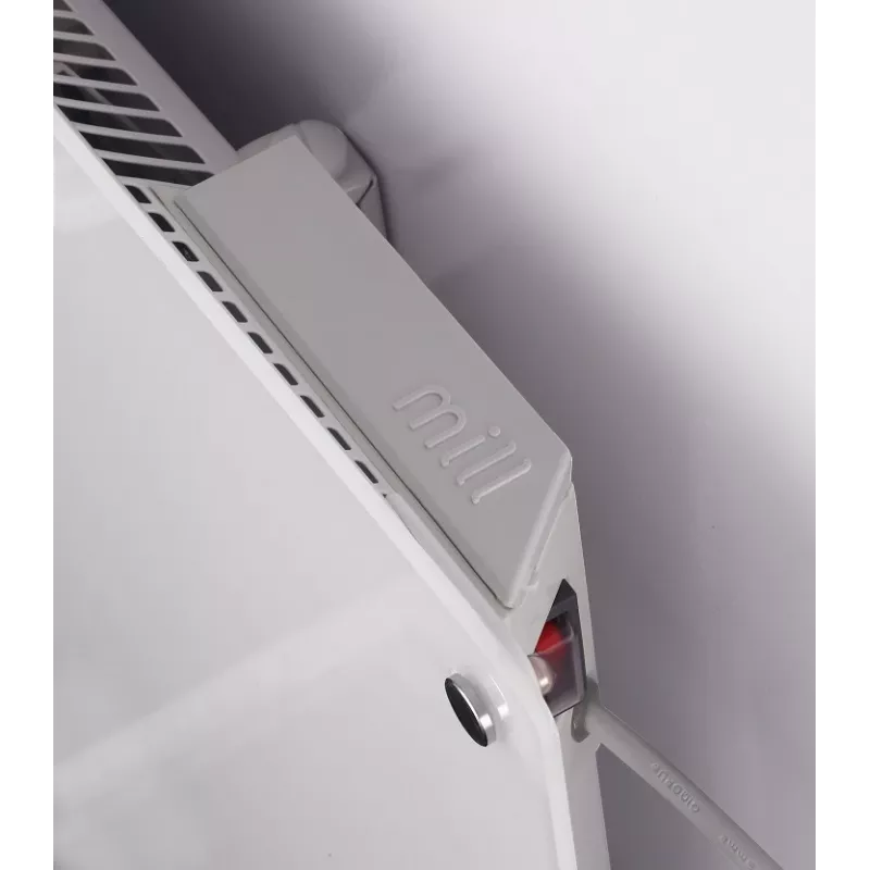 Mill | Heater | MB800L DN Glass | Panel Heater | 800 W | Number of power levels 1 | Suitable for rooms up to 10-14 m² | White | IPX4
