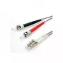 Fibre Optic Jumper Cable ROLINE 50/125µm LC/ST OM4 purple 2 m