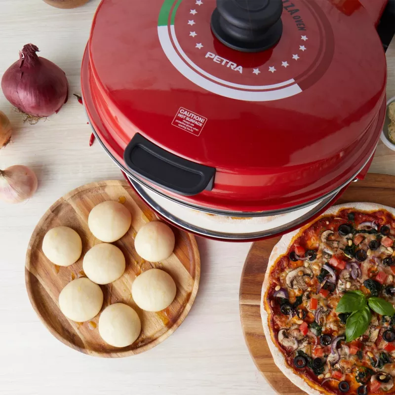 Pizza maker Petra PT5666VDE Bella Pizza 1200W non-stick surface, countertop pizza oven