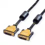 DVI Monitor Cable ROLINE GOLD 5m Model 11.04.5514