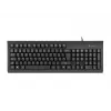 Wired Full-size NATEC Moray ES Keyboard with USB, Spanish QWERTY, 105 keys, ID card reader, 1.5 m cable, black