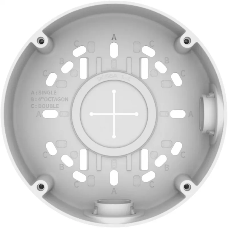 Connection box - aluminum - white for QNO-C8083R - QNO-C9083R