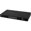 PULSAR SF116 network switch Managed Fast Ethernet (10/100) Power over Ethernet (PoE) 1U Black