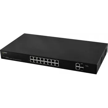 PULSAR SF116 network switch Managed Fast Ethernet (10/100) Power over Ethernet (PoE) 1U Black