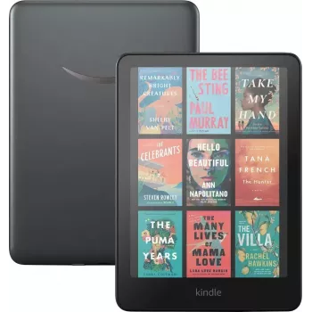 E-book reader Amazon Kindle Colorsoft Signature Edition 7 inch 32 GB Wi‑Fi Wireless charging, IPX8 waterproof, Black