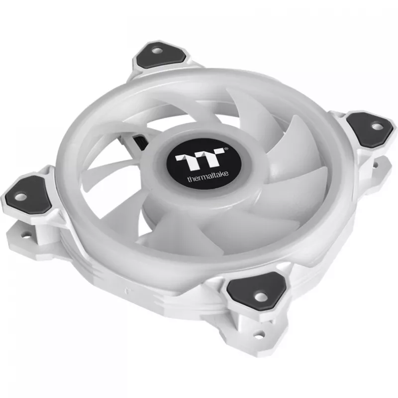 Thermaltake Riing Quad 12 ARGB 120mm Case Fans 3 Pack White